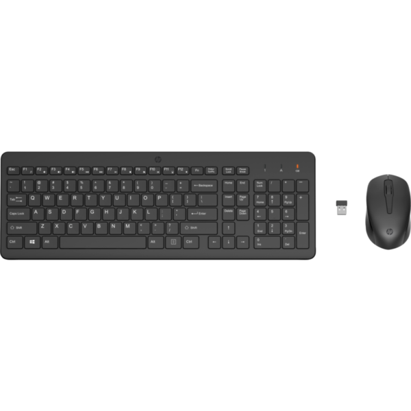 Ensemble combiné clavier et souris sans fil HP 330 - Couleur Noir
