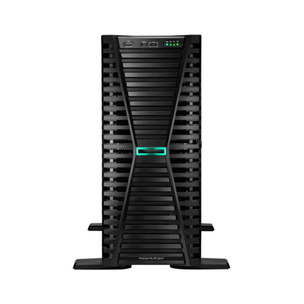 Serveur HPE ProLiant ML110 Gen11 4510 12-core 1P 64GB-R MR408i-o 8SFF 2x480GB SSD 2x1000W