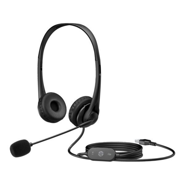 Casque stéréo USB HP G2 - Couleur Noir – Image 3