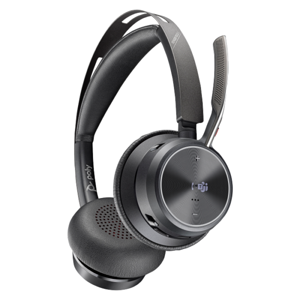 Micro-casque Poly Voyager Focus 2 USB-A Certifié Microsoft Teams – Image 2