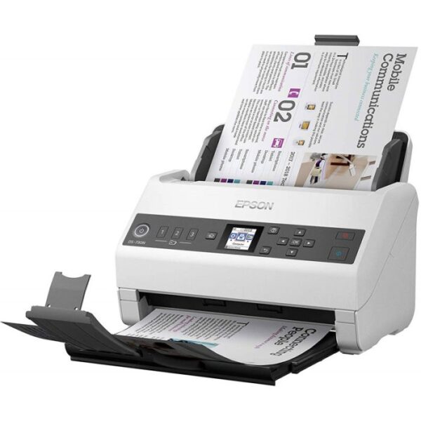 Scanner EPSON WorkForce DS-730N A4 Recto-verso Réseau – Image 2
