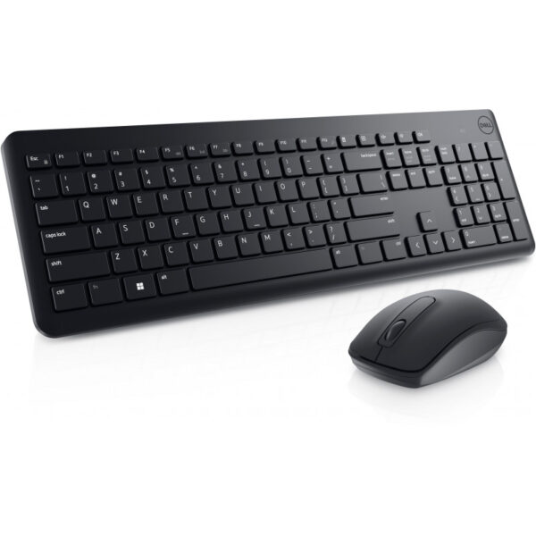 Ensemble Clavier et souris sans fil Dell KM3322W Noir